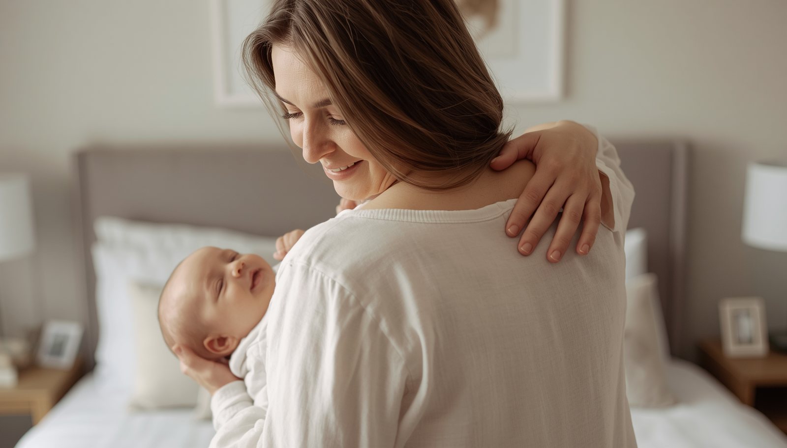 Baby burp therapy Texas mom colic relief technique